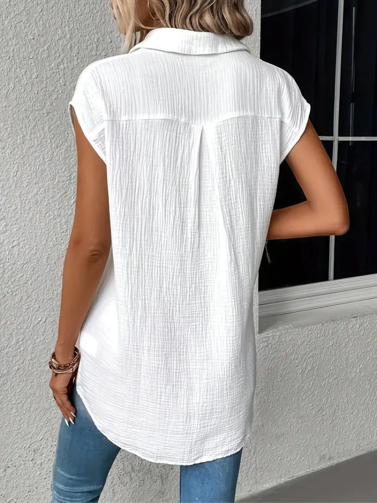 Ivyshape | Women's Chic Blouse Sleeveless