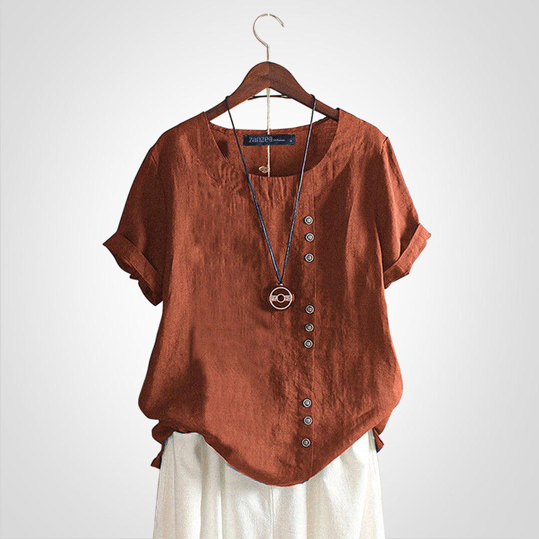 Ivyshape | Lightweight Casual Blouse for Women