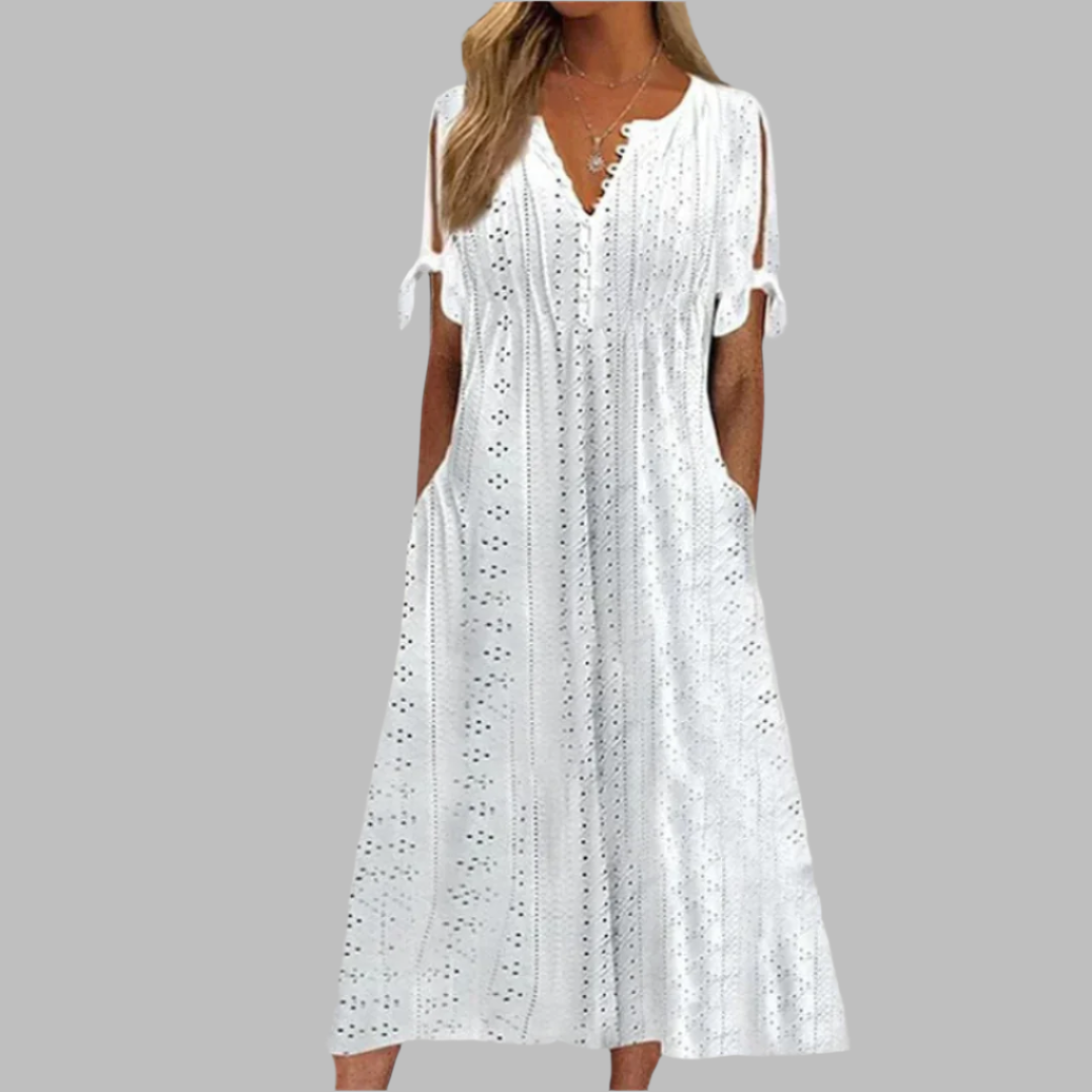 IvyShape | Elegant Summer Boho Midi Dress