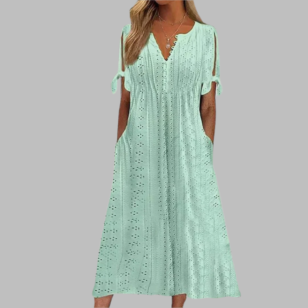 IvyShape | Elegant Summer Boho Midi Dress