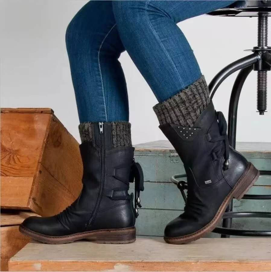 Ivyshape | Mid-Calf Weatherproof Boots