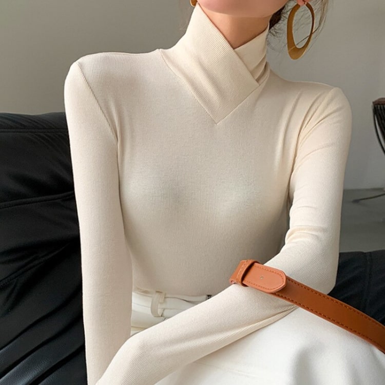 Ivyshape | Tassou Chic Turtleneck