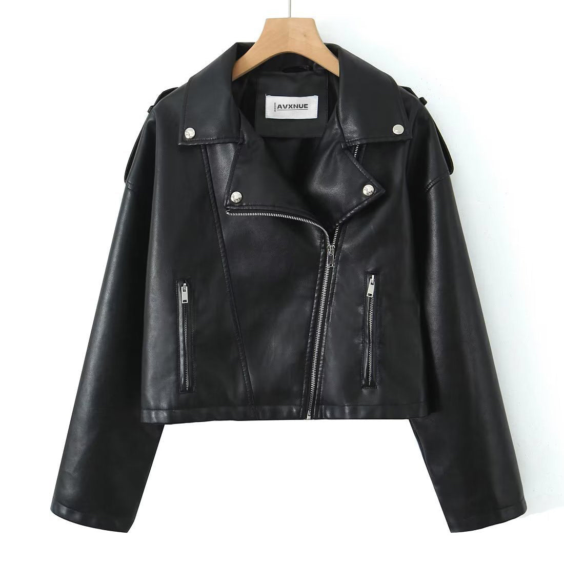 Ivyshape | Tassou Cityscape Leather Jacket