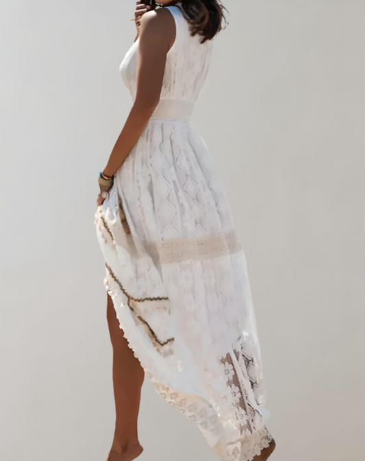 Ivyshape | Elegant Women's Summer Dress in Boho Style