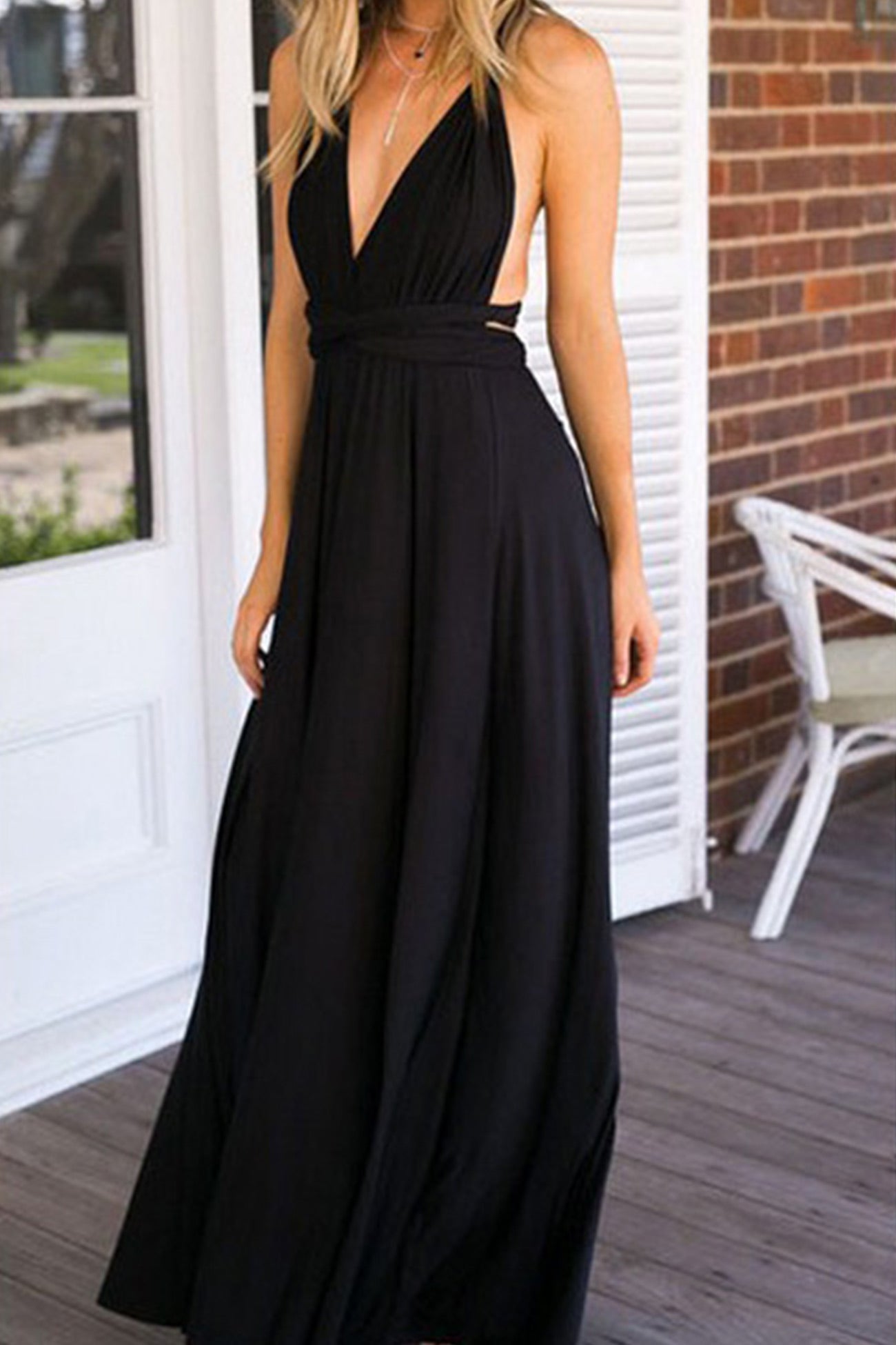 Ivyshape | Multi-Wear Strapless Maxi Dress