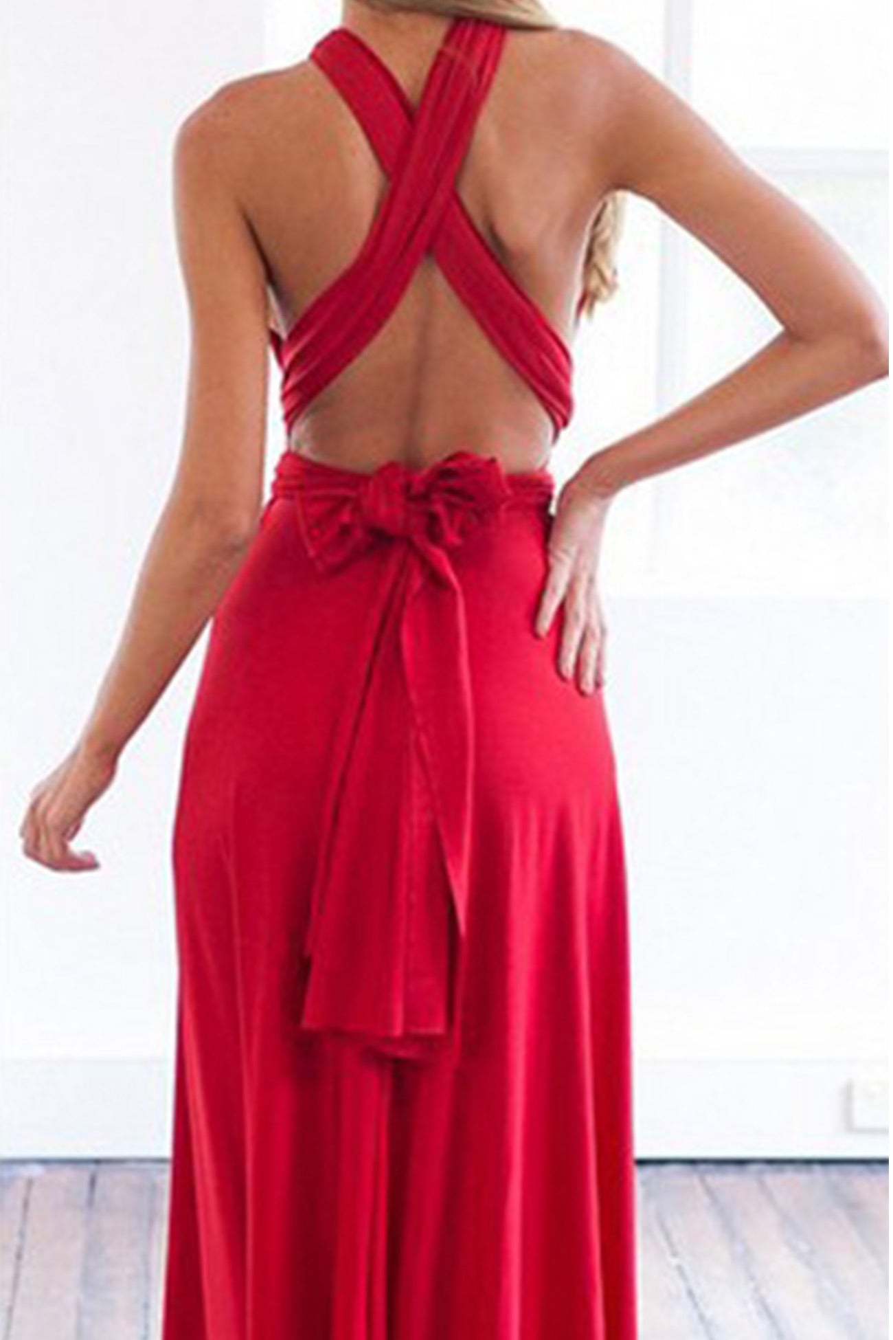 Ivyshape | Multi-Wear Strapless Maxi Dress