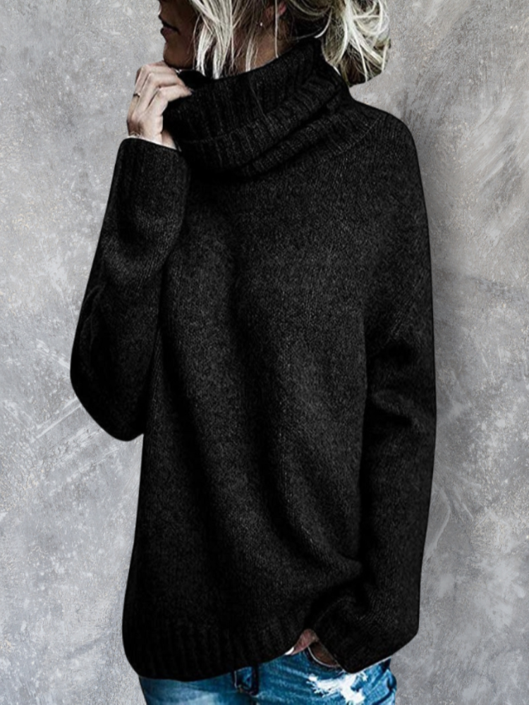 Ivyshape | Elegant Thick Turtleneck Winter Sweater