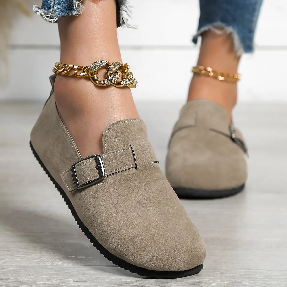 Comfortable Suede Clogs for Women