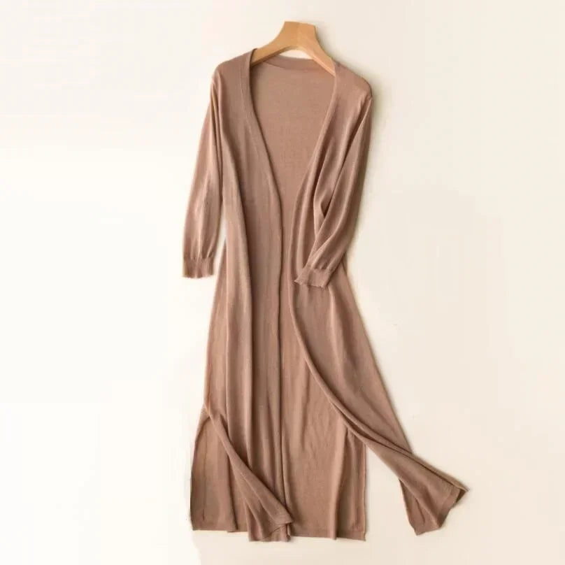 Ivyshape | Light Long Cardigan