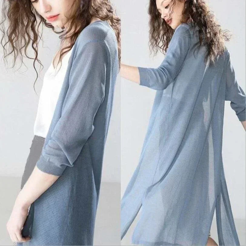 Ivyshape | Light Long Cardigan
