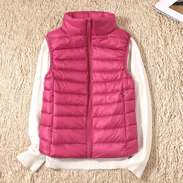 Ultralight sleeveless bodywarmer