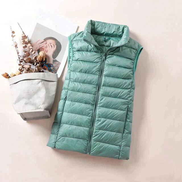 Ultralight sleeveless bodywarmer