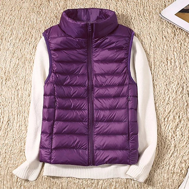 Ultralight sleeveless bodywarmer