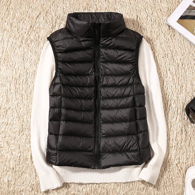 Ultralight sleeveless bodywarmer