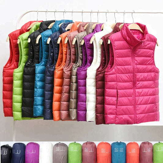 Ultralight sleeveless bodywarmer