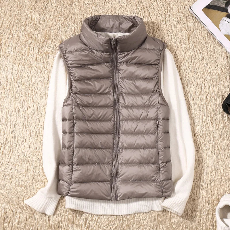 Ultralight sleeveless bodywarmer