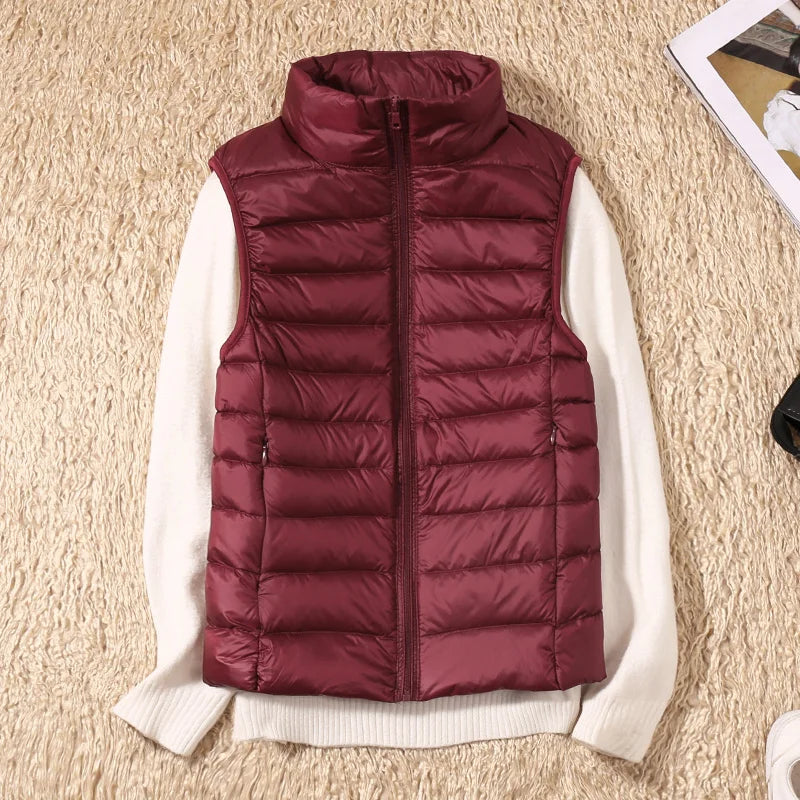 Ultralight sleeveless bodywarmer