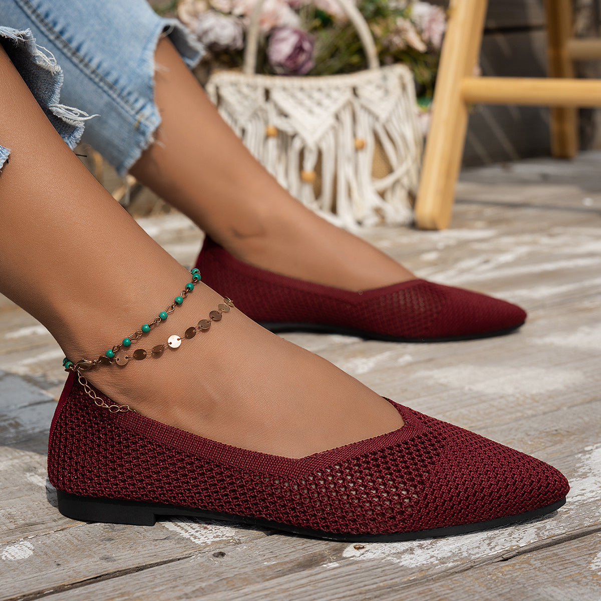 Women Breathable and Comfortable Mesh Shoes Ivyshape