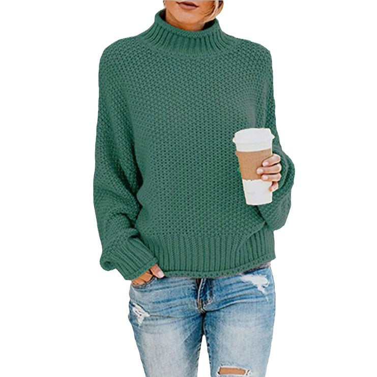 IvyShape | Relaxed Loose Round Neck Pullover Sweater