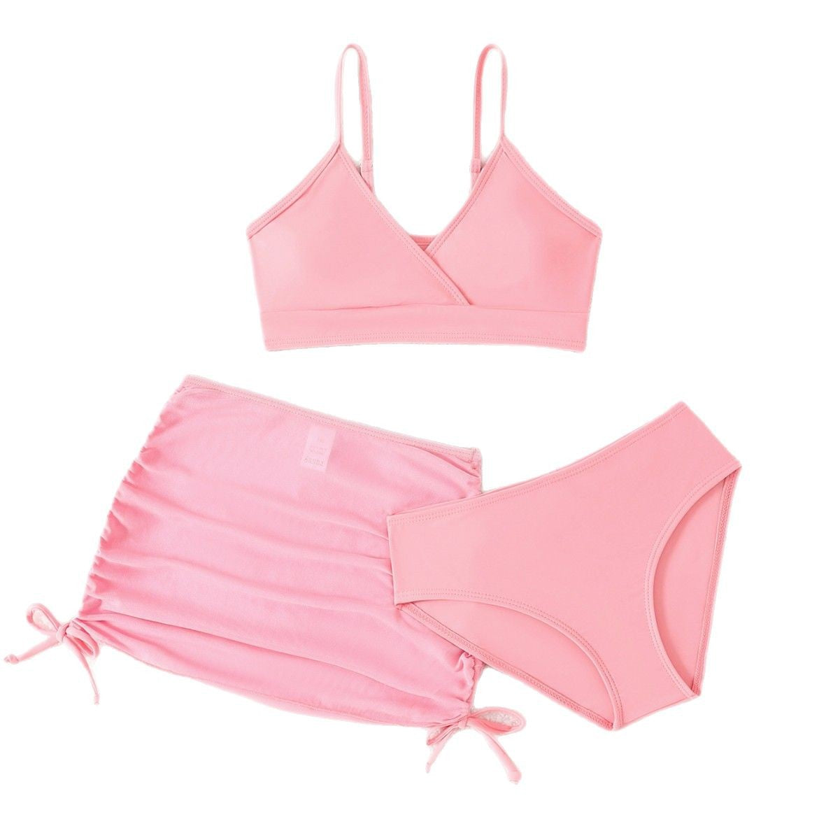 Women's bikini set with wrap skirt and adjustable straps Ivyshape