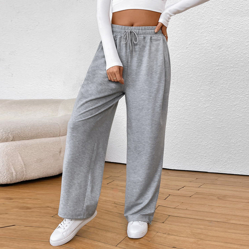 IvyShape | Casual Drawstring Sweatpants with Adjustable Cuffs