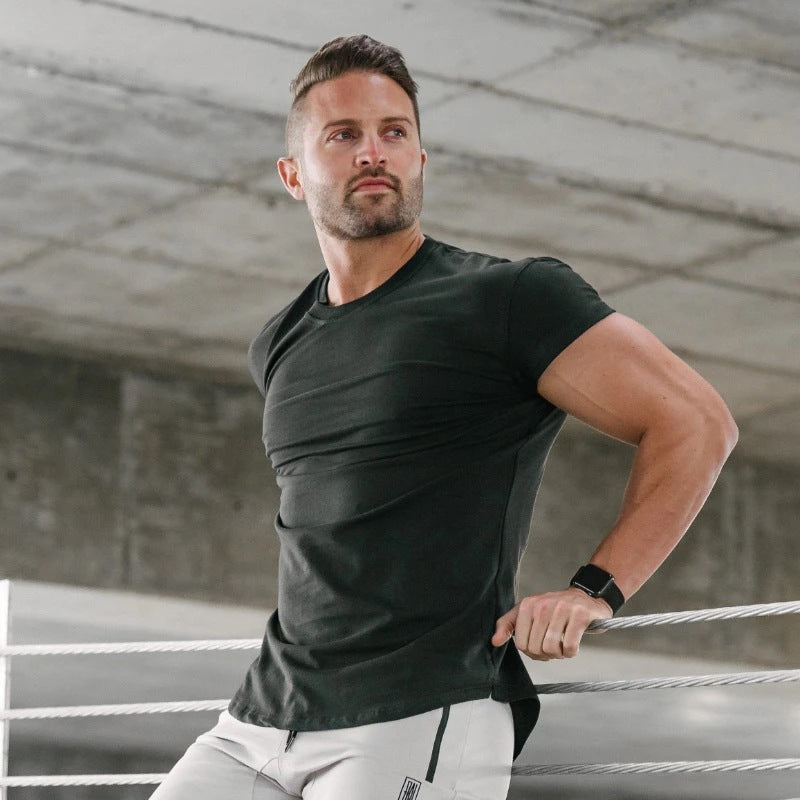 Men's Slim-Fit T-Shirt made of breathable cotton blend Ivyshape