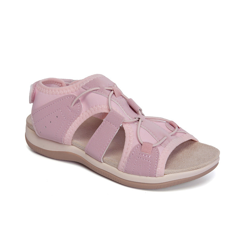 Women’s sporty casual sandals with flexible strap design and closed heel area Ivyshape