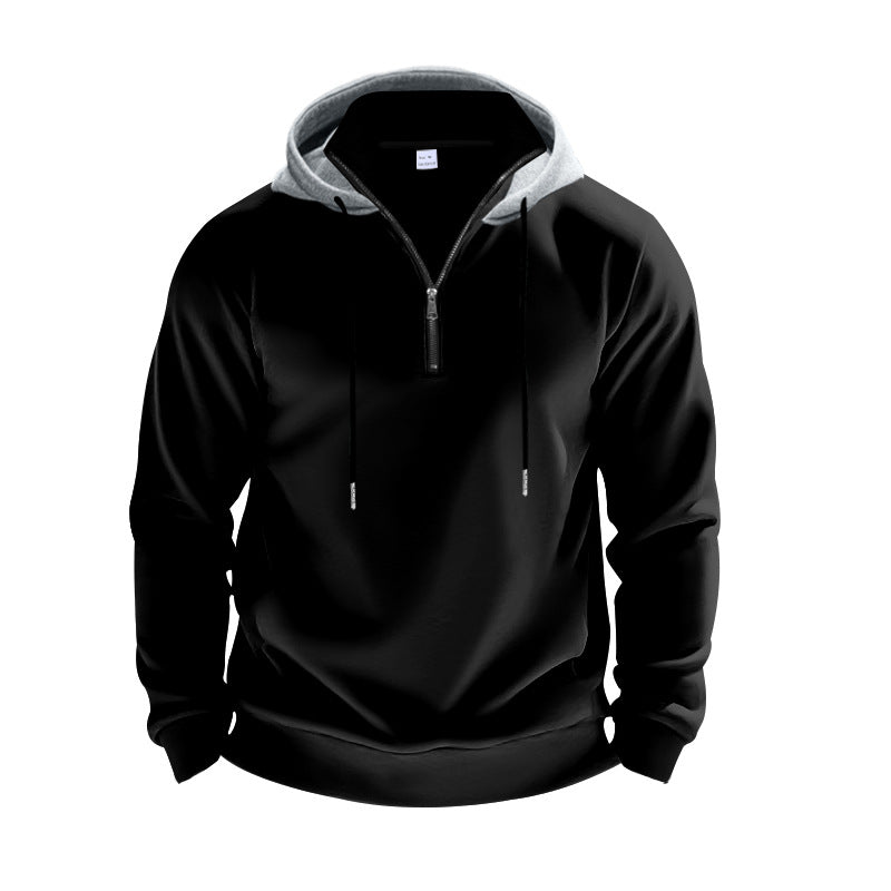 Men's hoodie with modern zipper and breathable fabric quality Ivyshape