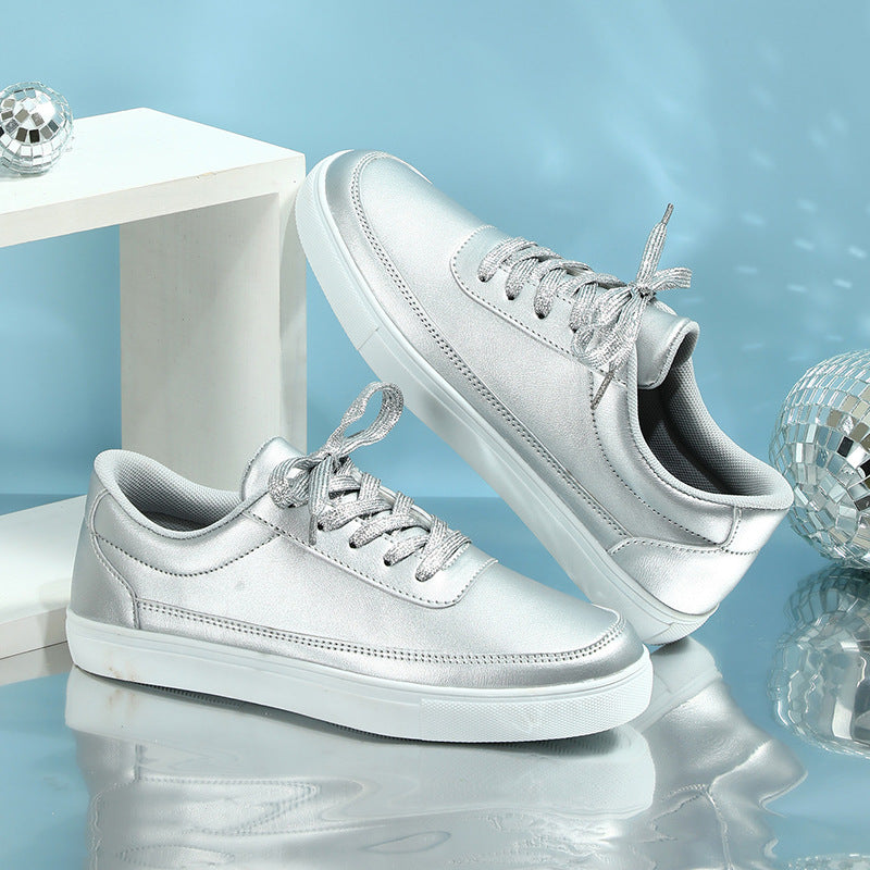 Women Fashion Sneakers with Innovative Glitter Surface Ivyshape