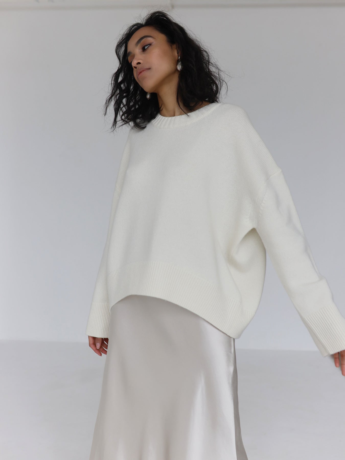 Ivyshape | Oversized Pullover Sweater