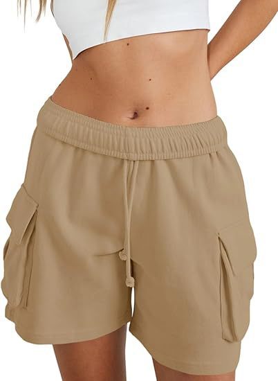 Ladies Casual Cargo Shorts Ivyshape