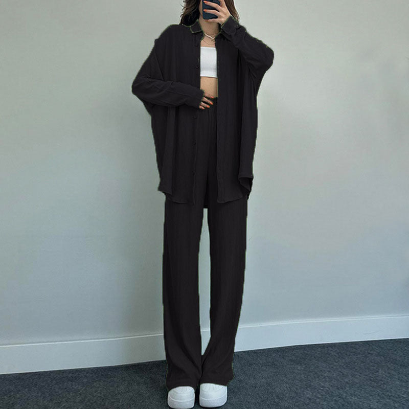 Women's casual jumpsuit with chic shirt Ivyshape