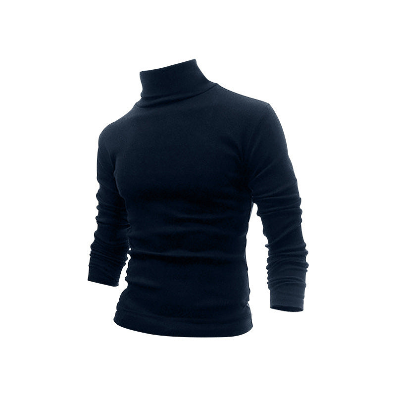 Men's High Quality Stand Collar Sweater Made of Soft Material Ivyshape