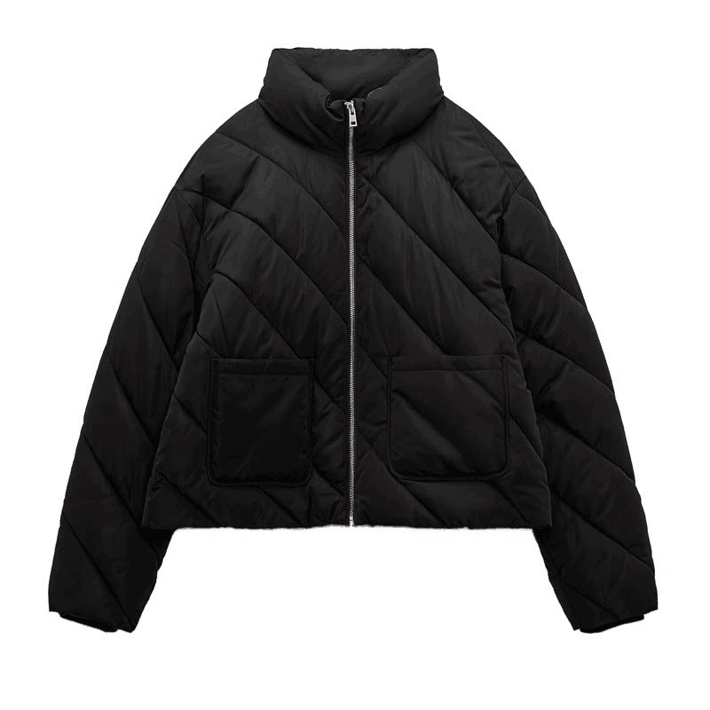 IvyShape | Twill quilted cotton jacket