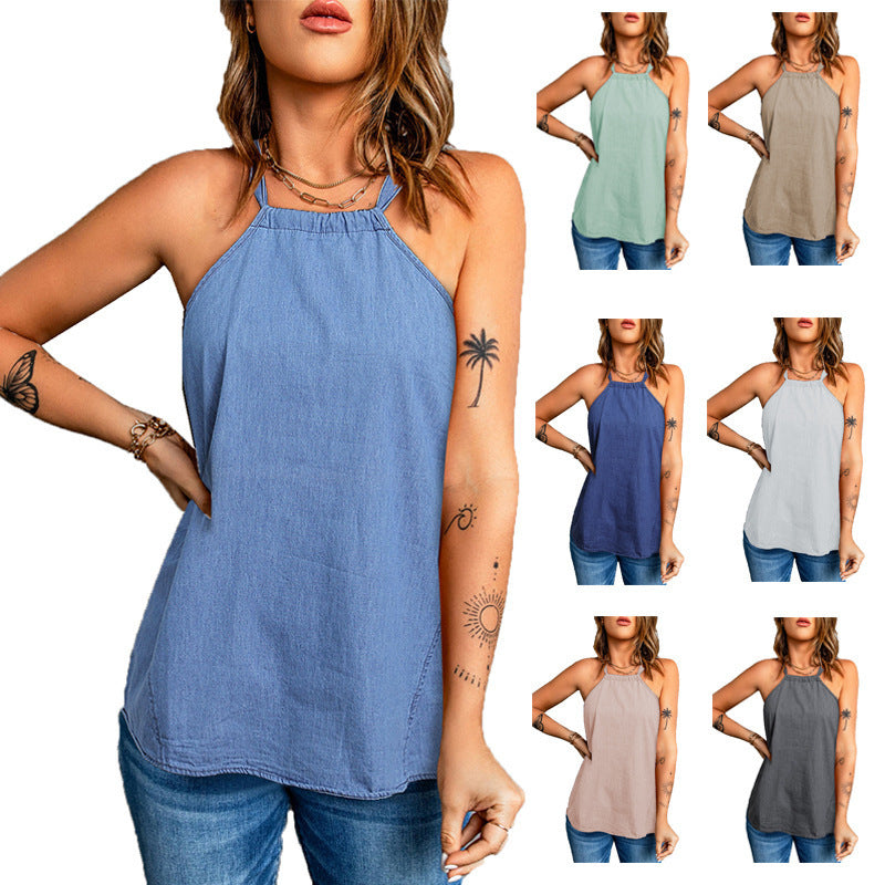 Women's fashionable tank top with a casual cut and high-quality materials Ivyshape