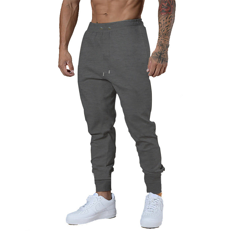 Men's comfortable sports pants with elastic waistband Ivyshape