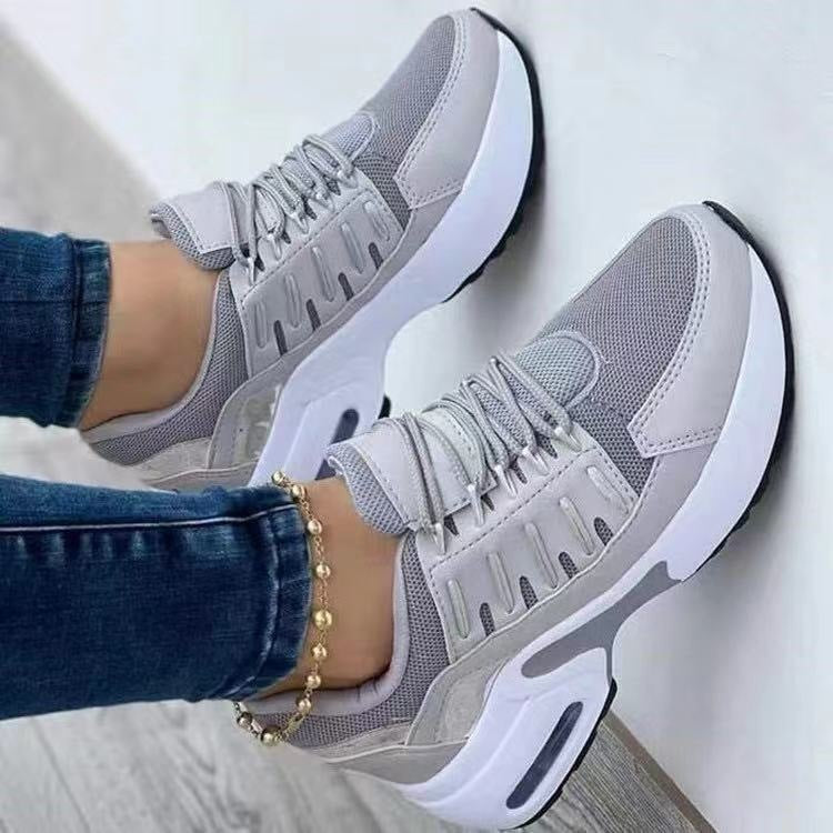 Women's Sporty Air Max Sneakers with Breathable Surface Structure Ivyshape