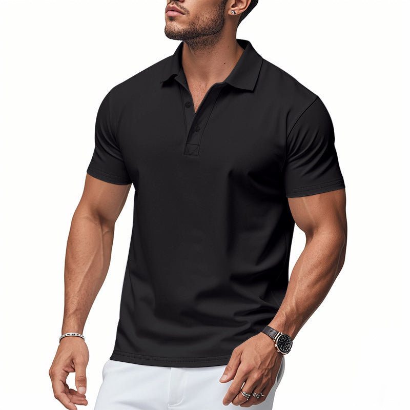 Men's polo shirt with modern quick-drying fabric and elegant fit Ivyshape