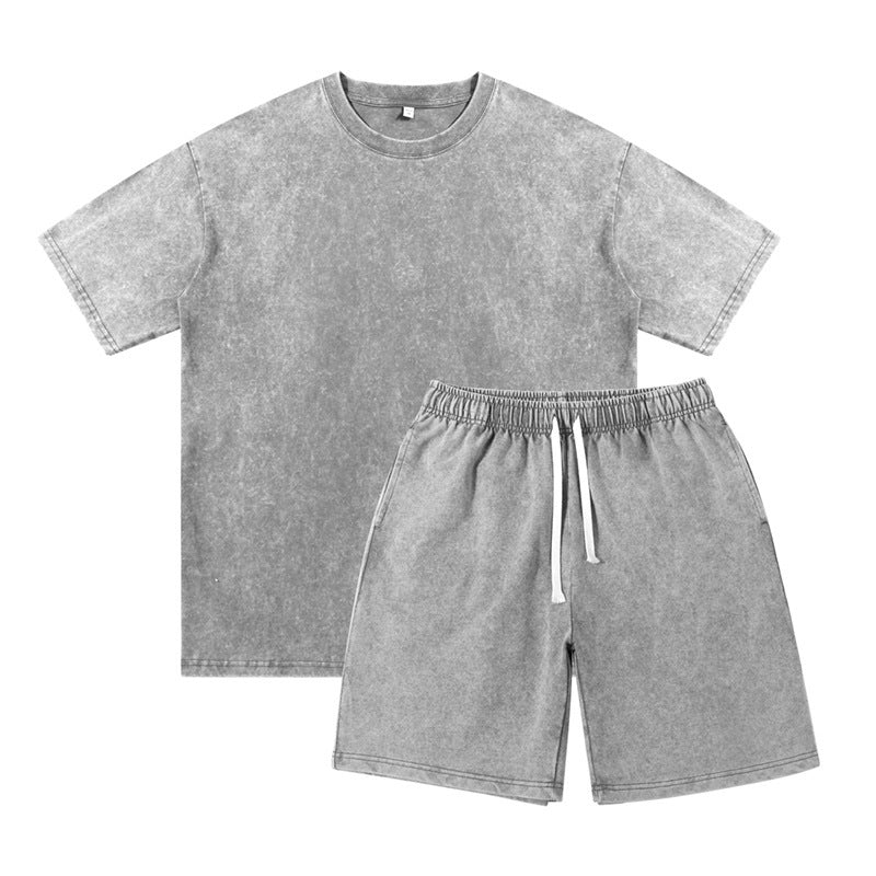 Elegant leisure set consisting of t-shirt and short pants Ivyshape