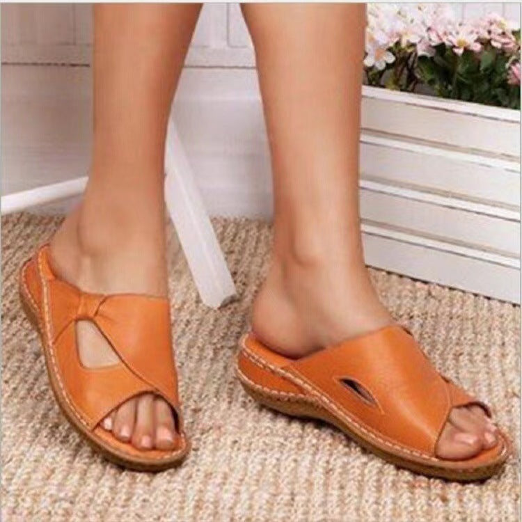 Women's Comfortable Slippers with Fashionable Strap Design and Health-Promoting Footbed Ivyshape