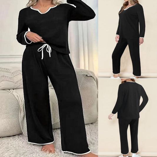 IvyShape | Loose Drawstring Home Pants Set