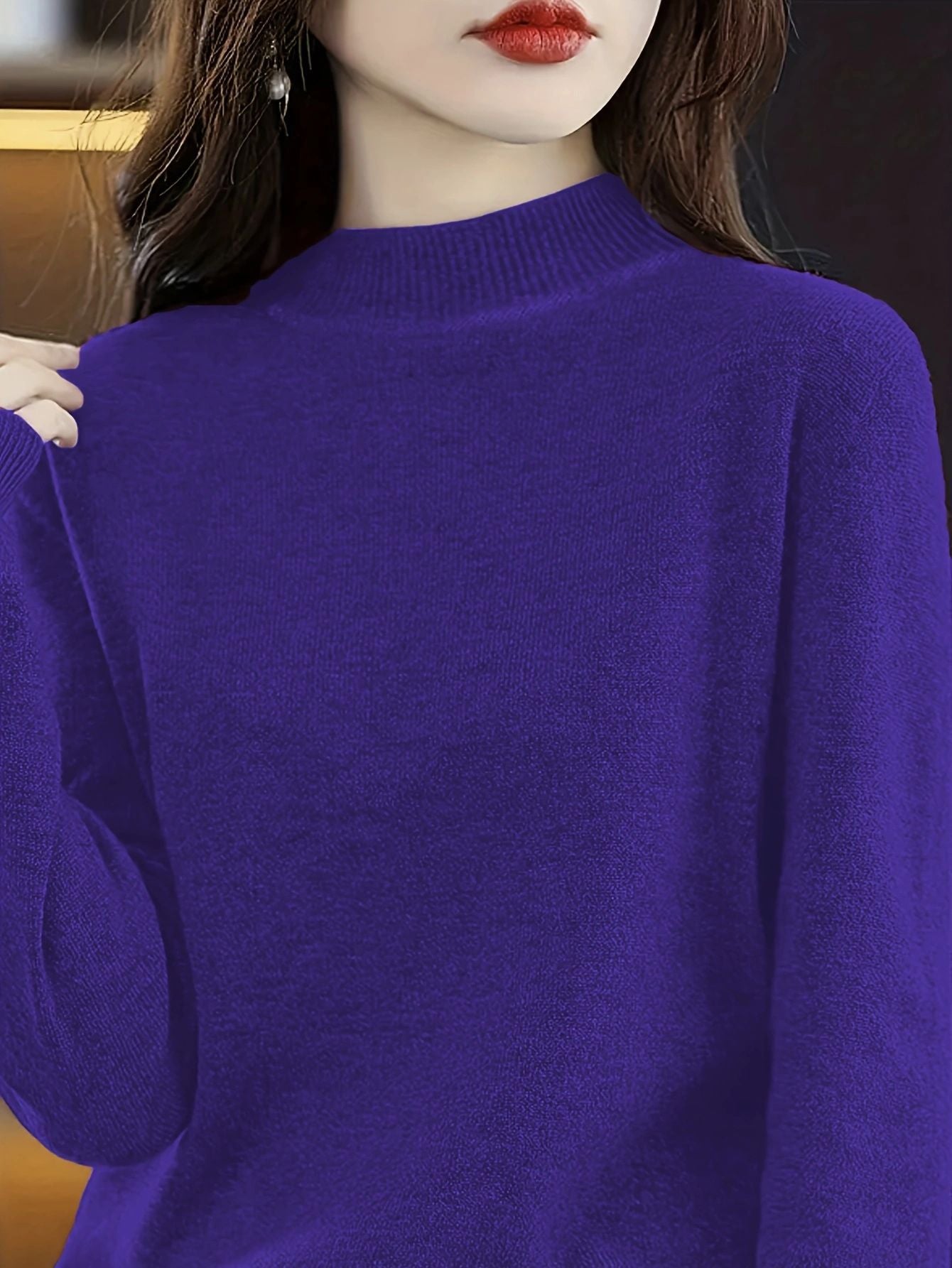 IvyShape | Slimming Silk Cotton Knitted Sweater