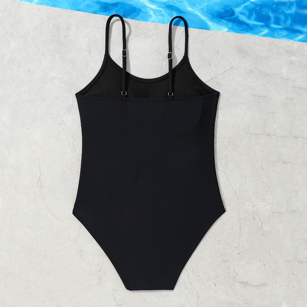 Women's One-Piece Swimsuit with Adjustable Straps and Figure-Hugging Cut Ivyshape