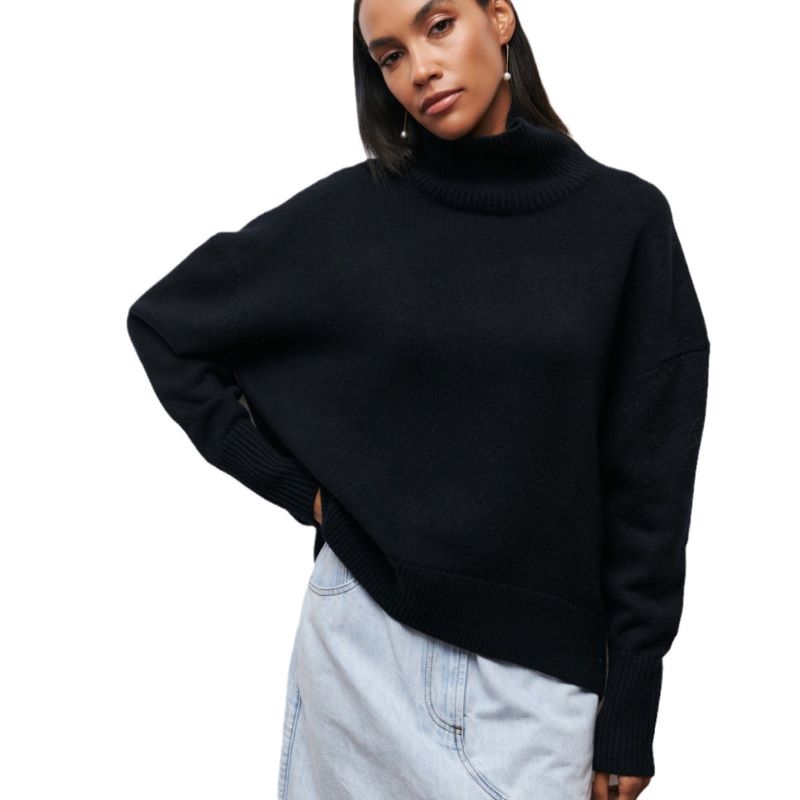 Ivyshape | Cozy Turtleneck Sweater