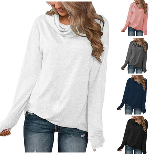 Ladies Casual Turtleneck Sweater with Soft Material Ivyshape