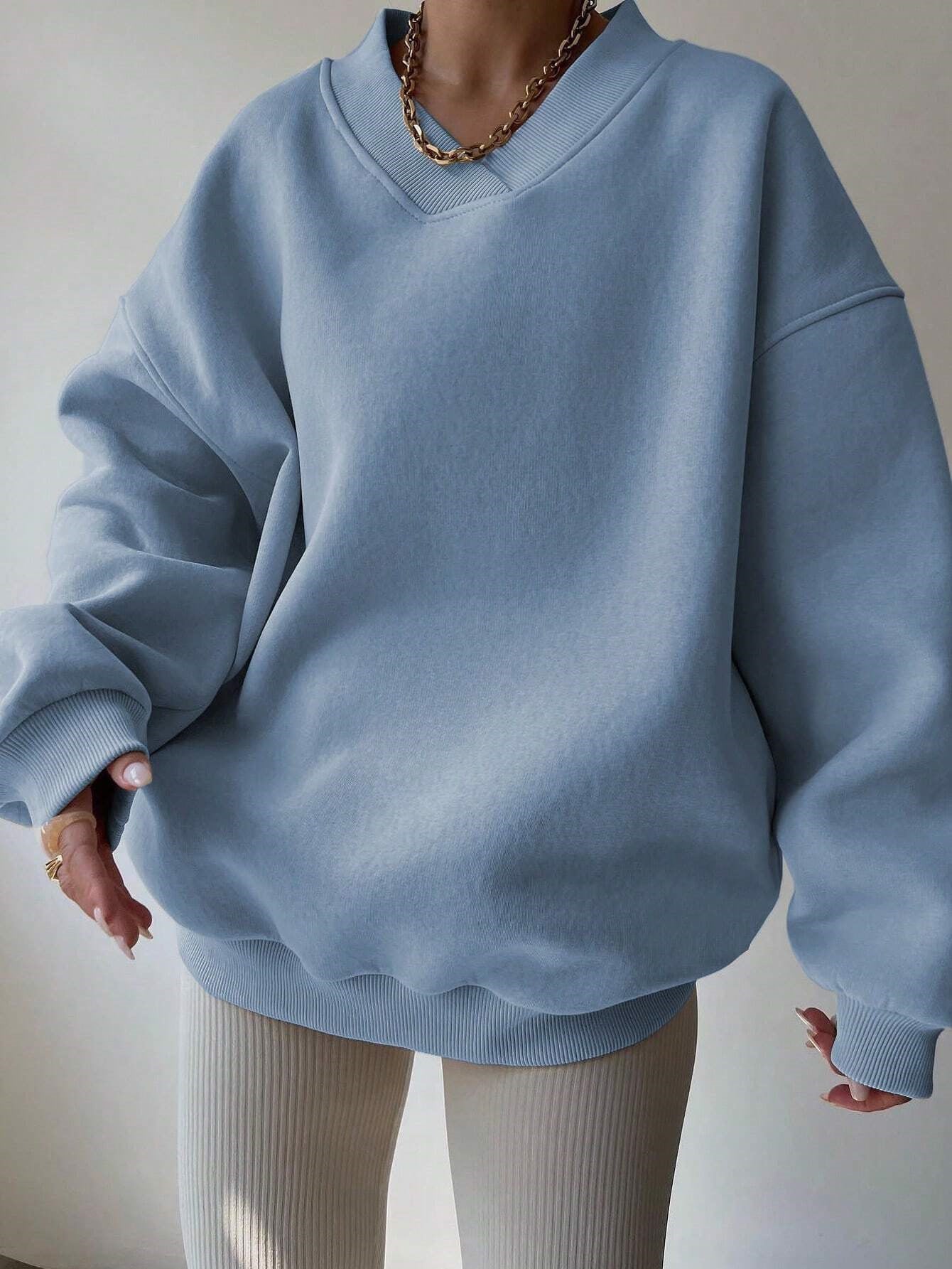 Ivyshape | Casual Long-Sleeve Sweatshirt