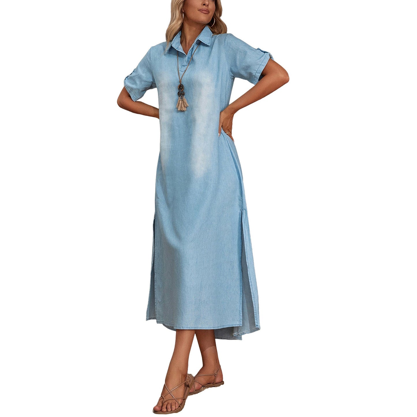 Ivyshape | Wash Women'sDenim Dress