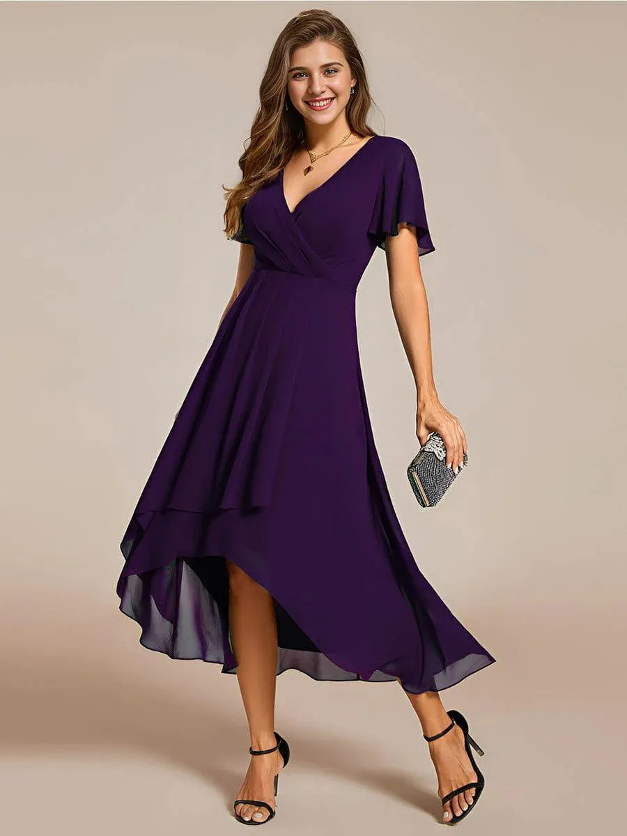 Ladies stylish wrap dress Ivyshape