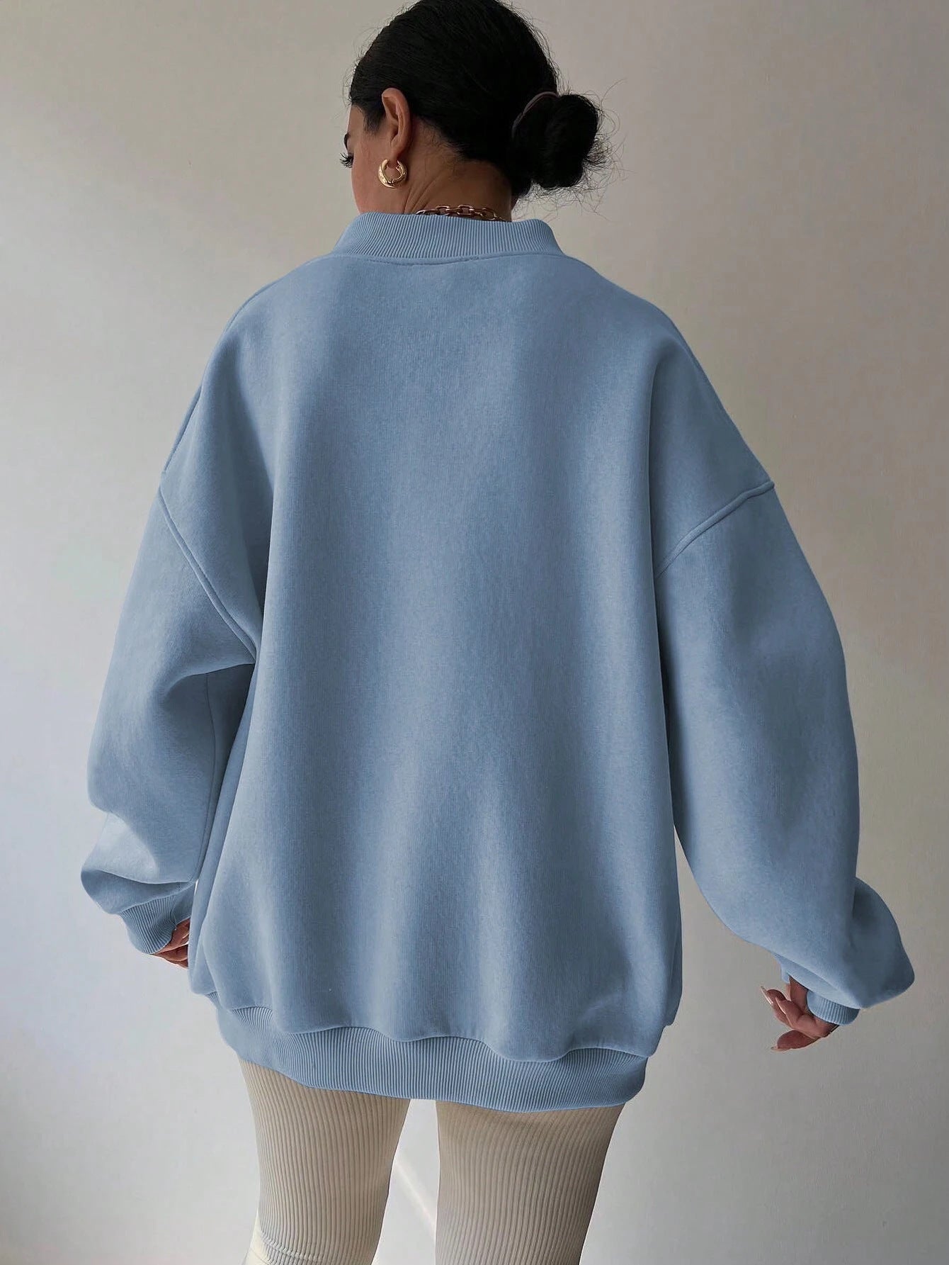 Ivyshape | Casual Long-Sleeve Sweatshirt