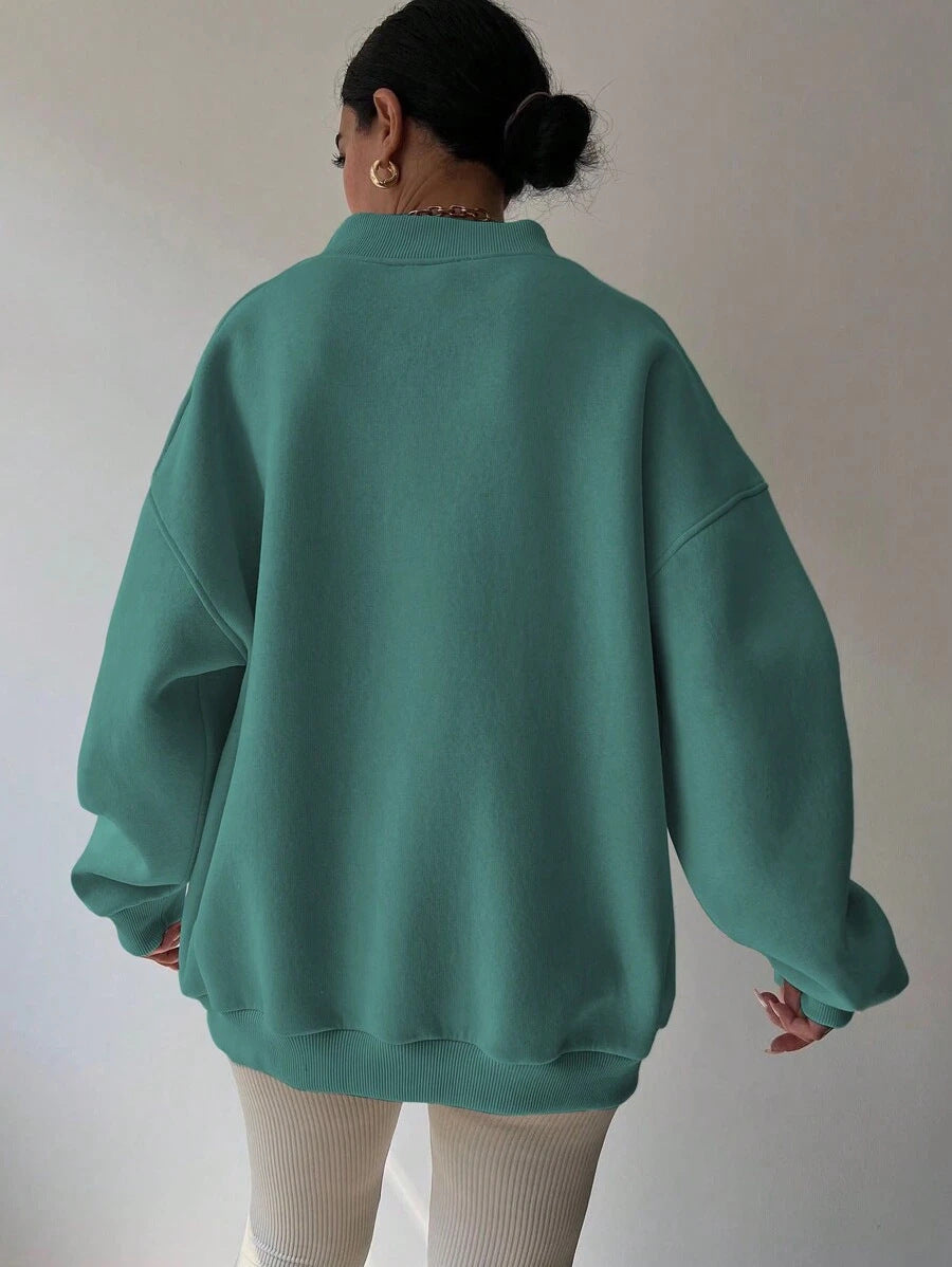 Ivyshape | Casual Long-Sleeve Sweatshirt